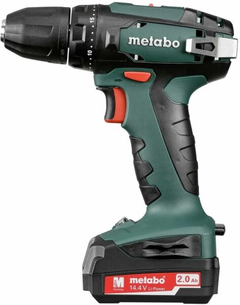 Metabo BS 14.4 14,4V Li-Ion Accu Schroef-/boormachine Set (2x 2,0Ah Accu) In Koffer - 40Nm - Detailed view of the product