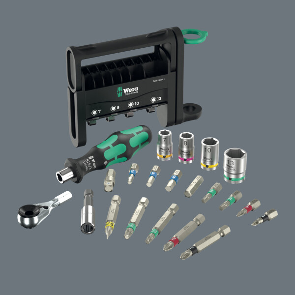 Wera 05049000001 Tool-Check Modular 1 Gereedschapset In Tool-Check - 21‑delig - Detailed view of the product