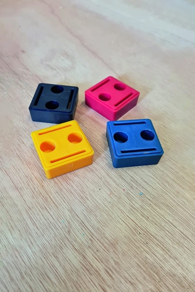 StealthMounts TMSPACE-GRN-6 Tool Mount Spacer Blocks Afstandhouder Voor Machinehouders - 12mm - Voor Hikoki - Groen - 6 Stuks - Detailed view of the product