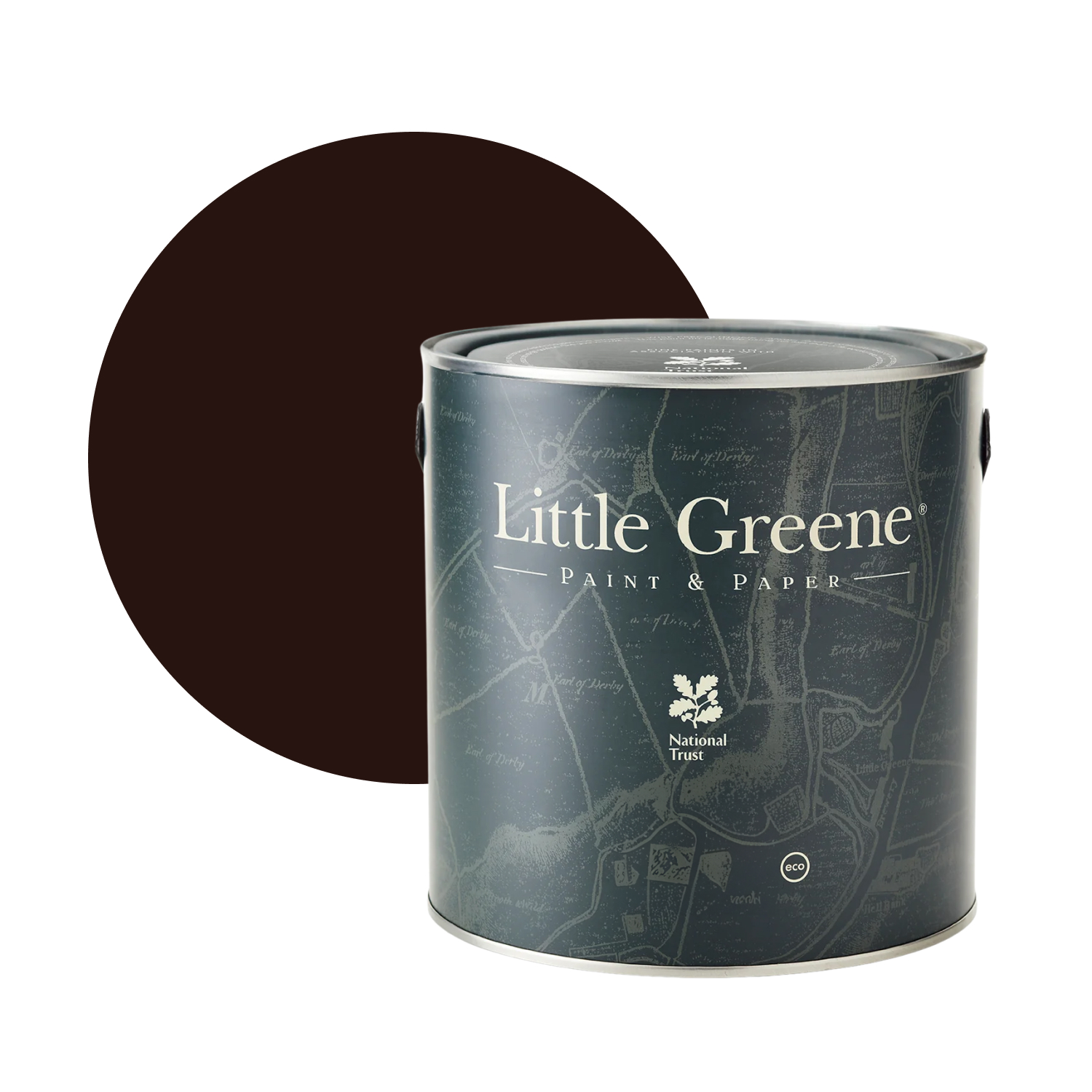 Little Greene Interior Oil Eggshell - Purple Brown No. 8 - 2,5L