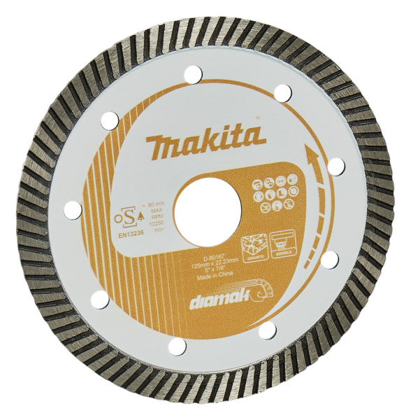 Makita D-80167 Diamantschijf - 125mm - 22,23mm - Detailed view of the product