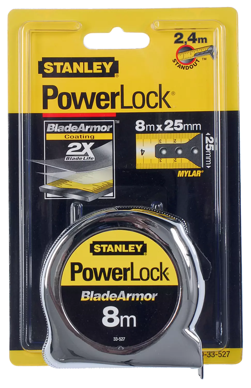 Stanley 0-33-527 Powerlock Blade Armor Rolmaat - 8m X 25mm thumbnail 2