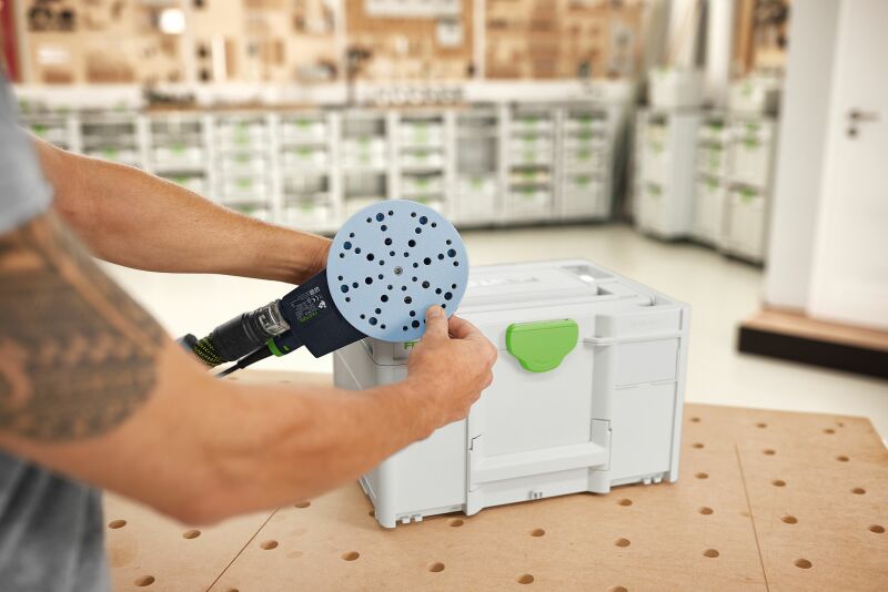 Festool 578192 Schuurmateriaal-Systainer³ Granat SYS-STF D150 GR-Set In Systainer - Detailed view of the product