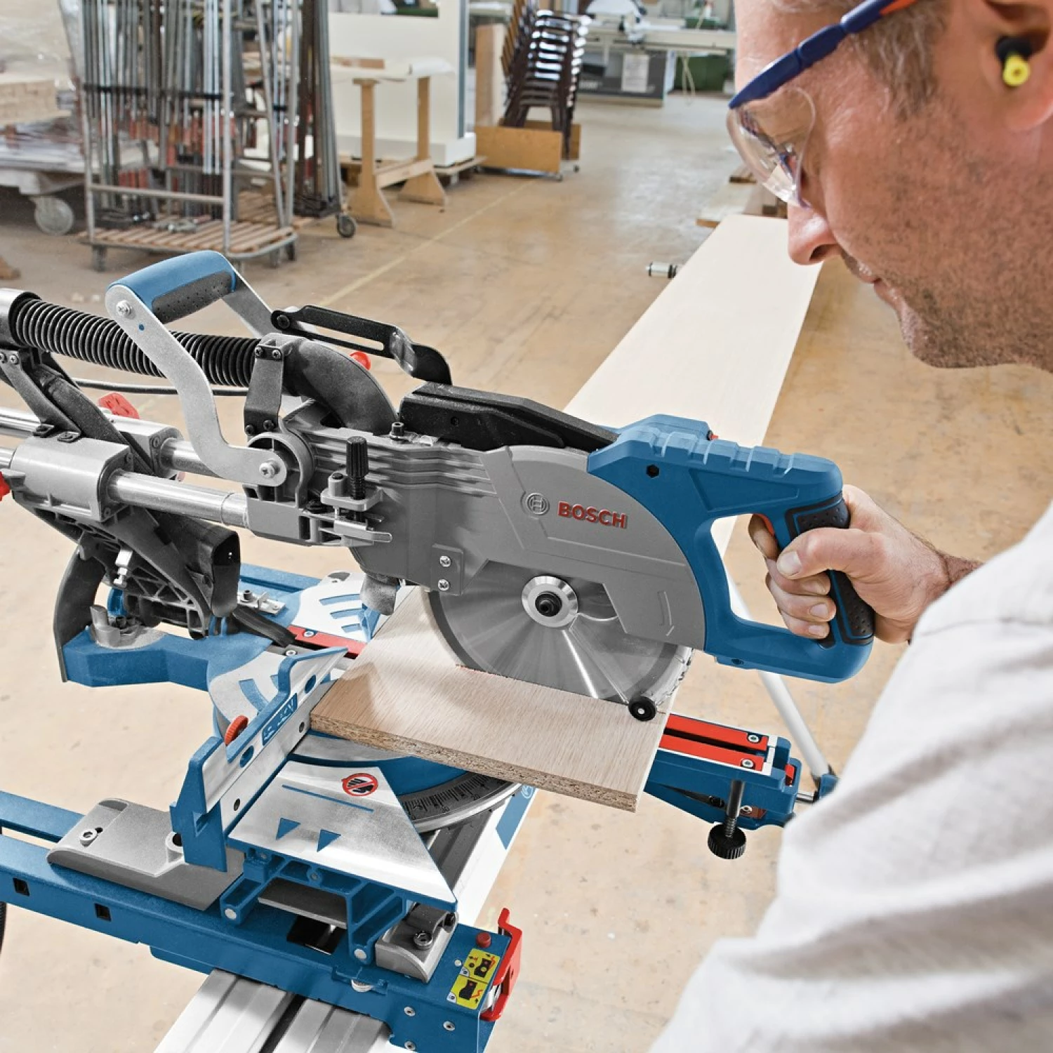 Bosch GCM 8 SJL Afkortzaag Incl. Onderstel (GTA 2600) - 1600W - 216 X 30mm thumbnail 4