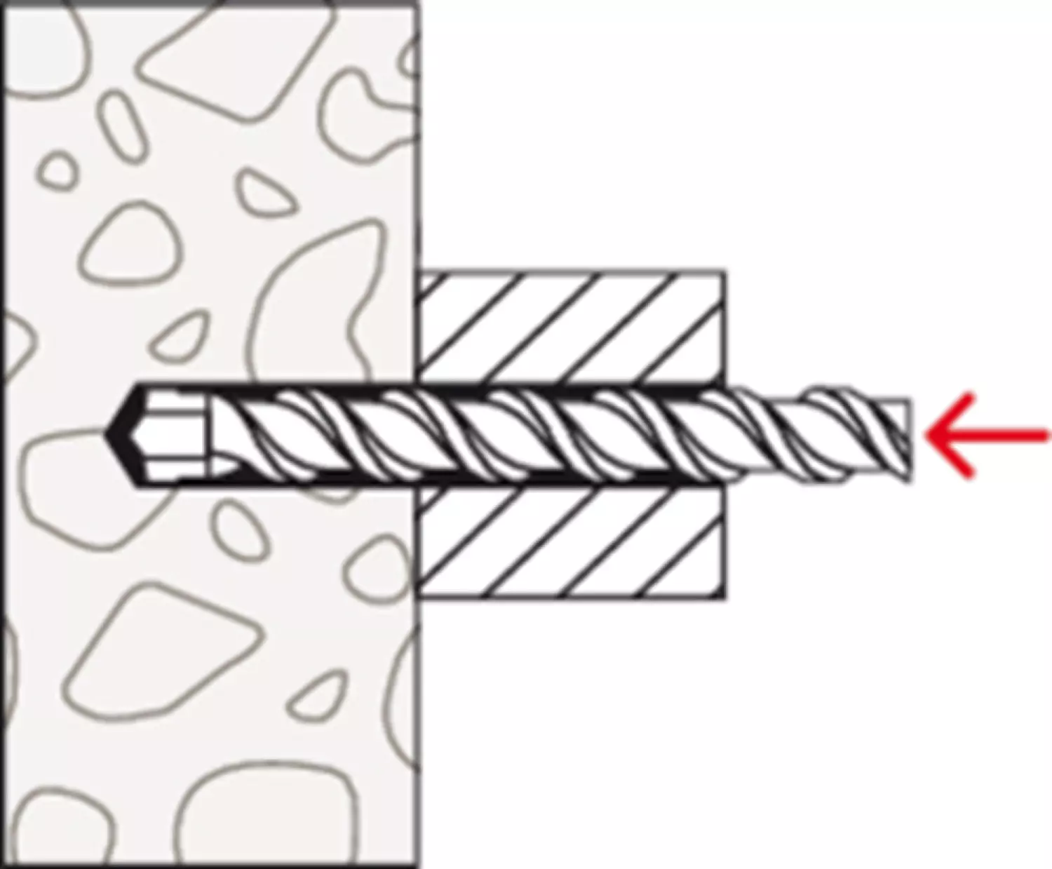 Fischer 50359 Nagelplug/slagplug NS - 8 X 120mm - PZ3 - Verzonken Schroef (50st) thumbnail 3
