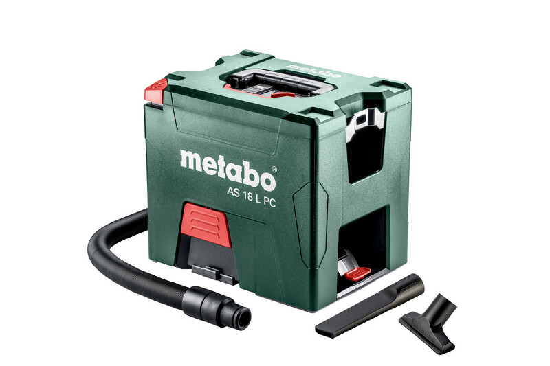 Metabo AS 18 L PC Li-Ion Accu Alleszuiger / Bouwstofzuiger Set (2x 5,2Ah Li-Power Accu) - L-Klasse - 7,5L - Detailed view of the product