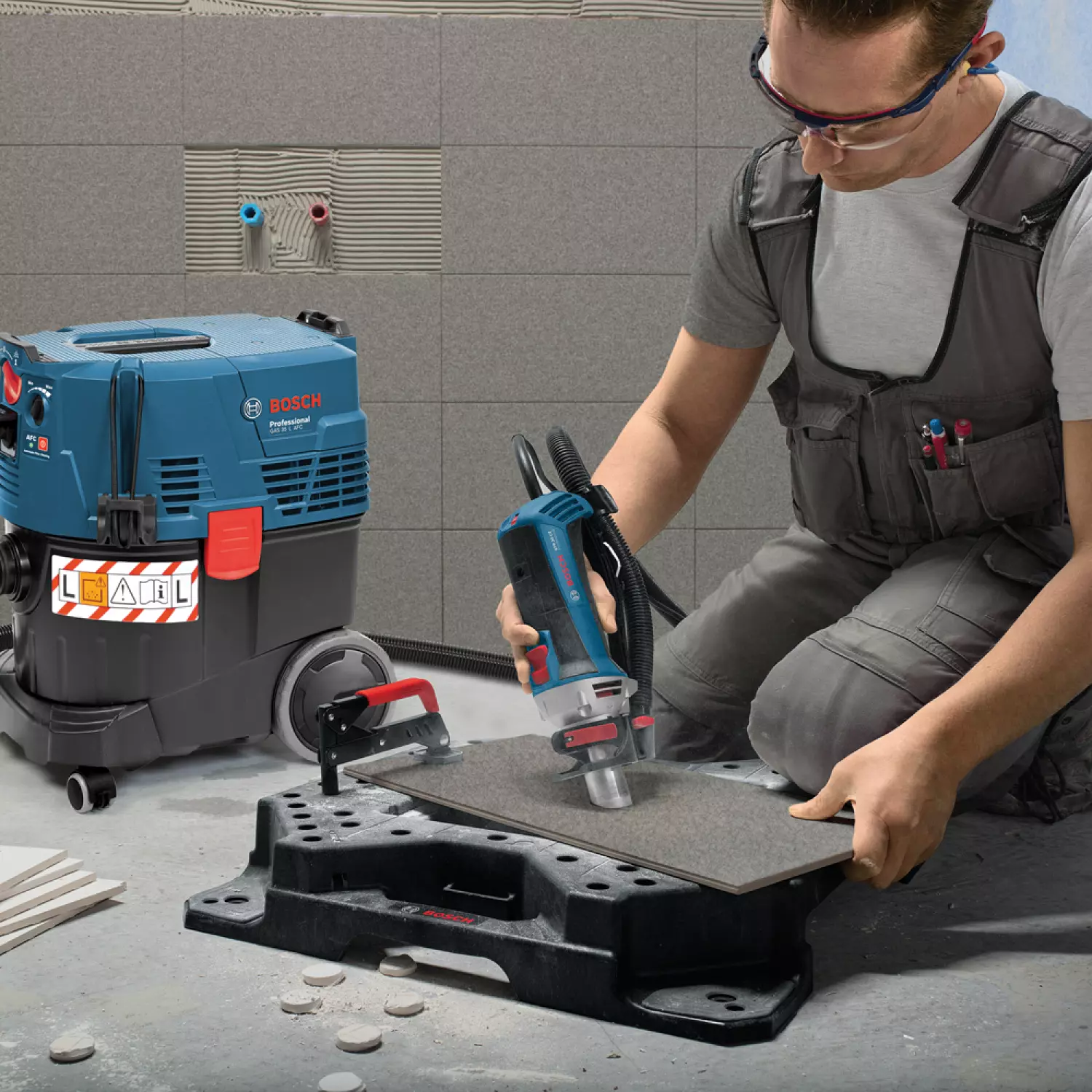 Bosch GAS 35 L AFC Bouwstofzuiger - 1380W - L-klasse - 35L thumbnail 3