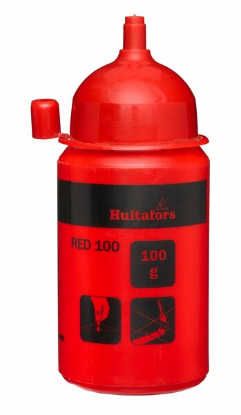 Hultafors 652423 Red 100 Slaglijnkrijt - Rood - 100gr