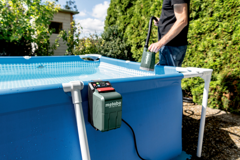 Metabo TPF 18 LTX 7000 18V Li-ion Accu Dompelpomp Body - 7000l/h - Detailed view of the product