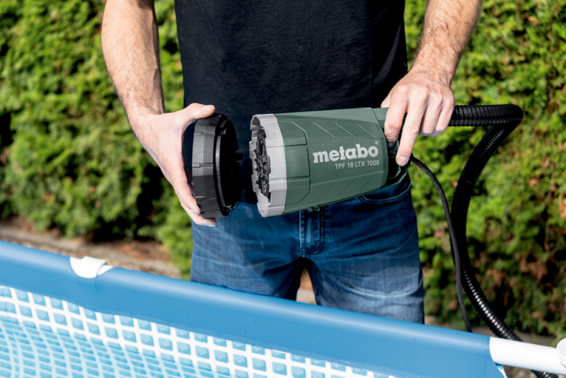 Metabo TPF 18 LTX 7000 18V Li-ion Accu Dompelpomp Body - 7000l/h - Detailed view of the product