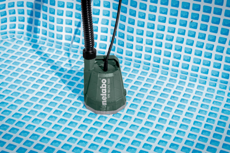 Metabo TPF 18 LTX 7000 18V Li-ion Accu Dompelpomp Body - 7000l/h - Detailed view of the product