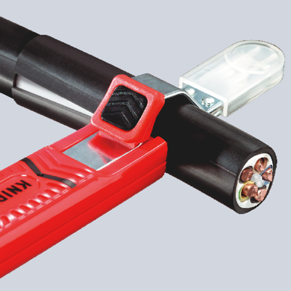 Knipex 16 20 16 SB Ontmantelingsgereedschap Met Sleepmes - 130mm - Detailed view of the product