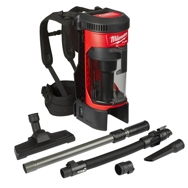 Milwaukee M18 FBPV-0 18V Li-Ion Accu Backpack Stofzuiger Body - Koolborstelloos