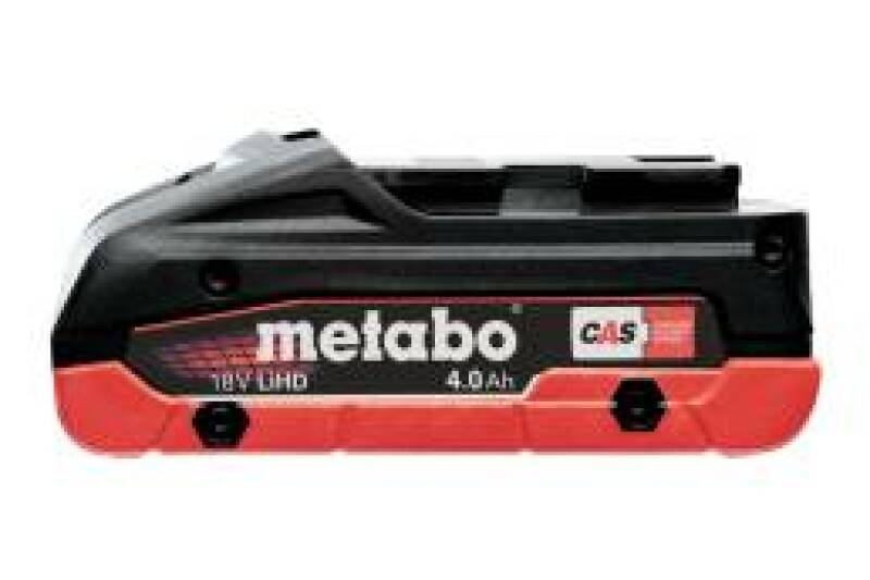 Metabo 685130000 18V LiHD Accu Starterset (2x 4,0Ah) + Lader - Detailed view of the product