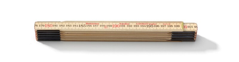Hultafors 559-2-10 Duimstok, Contactmeter - Hout - 2m