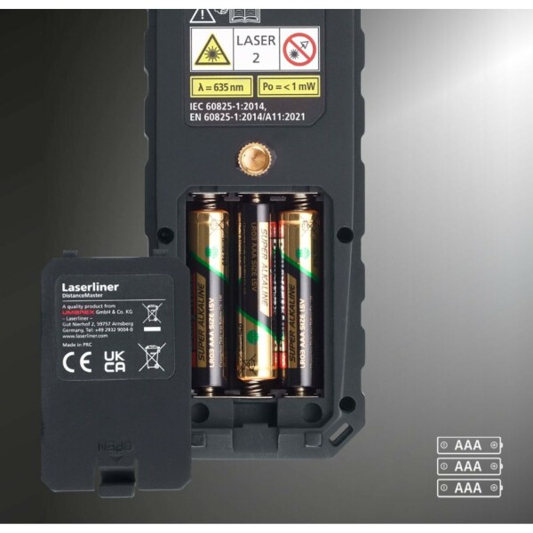 Laserliner DistanceMaster 50 Afstandsmeter - 50m - IP65 - Detailed view of the product