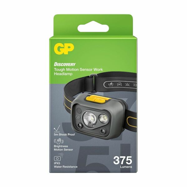 GP CHW54 Hoofdlamp - 375lumen - 3X AAA - 260GPACTCHW54000