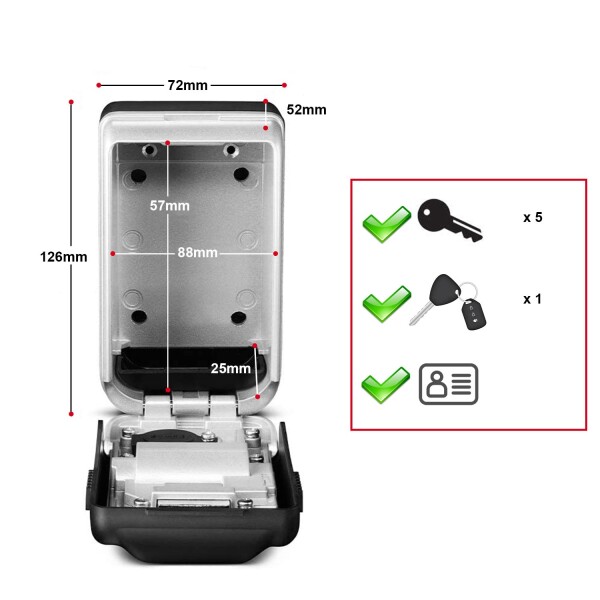 Master Lock 5425EURD Select Access® Sleutelkluis - Middelgroot - Verlicht - Detailed view of the product