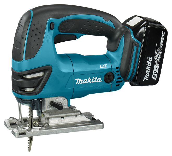 Makita DJV180RTJ 18V Li-Ion Accu Decoupeerzaag Set (2x 5.0Ah Accu) In Mbox - D-greep - Variabel - Detailed view of the product