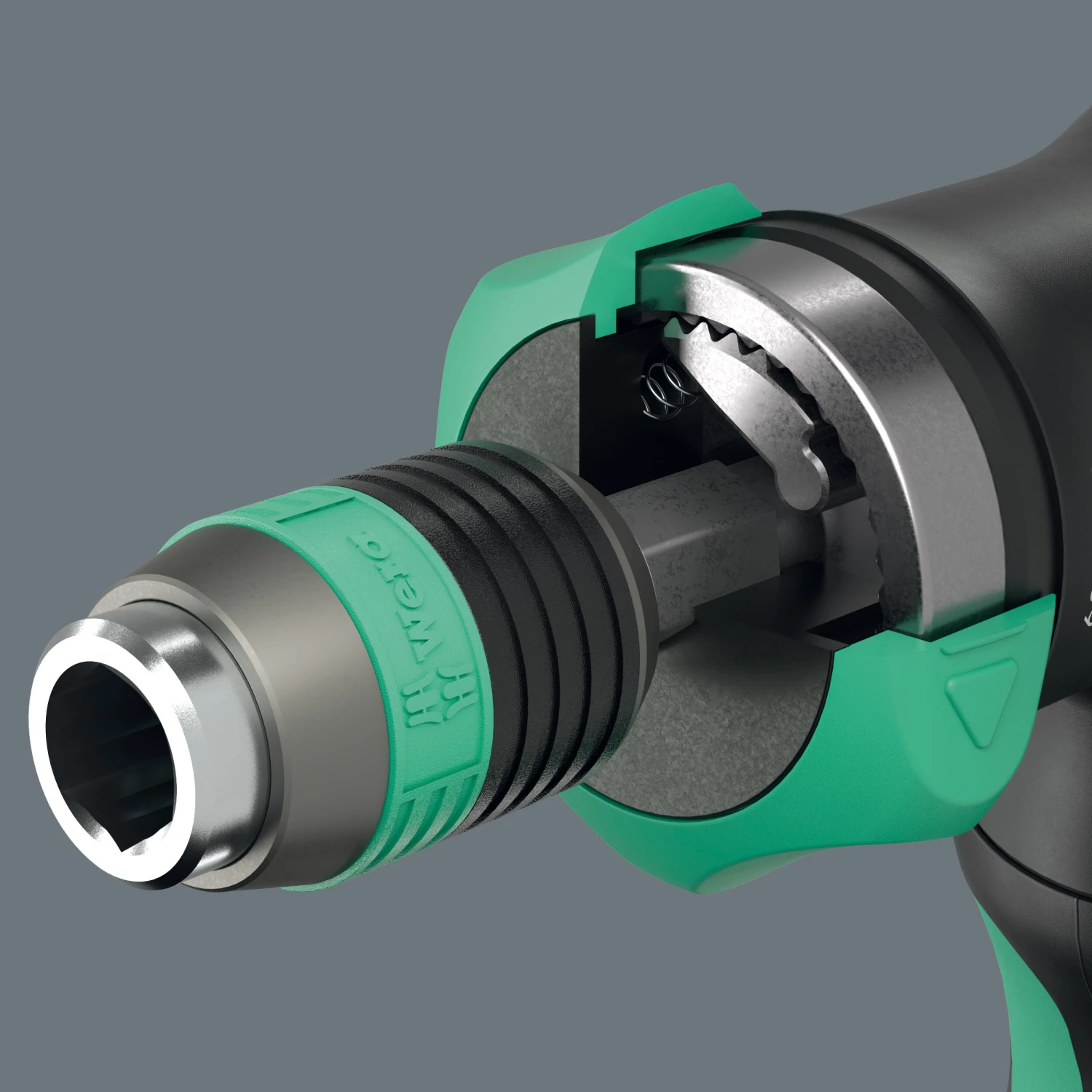 Wera 05051536001 13-delige Kraftform Kompakt Pistol RA-R 2 Bitschroevendraaier In Etui - Met Ratelfunctie thumbnail 2