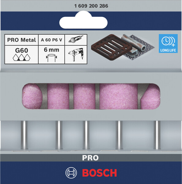 Bosch 1609200286 5-delige Slijpstiftenset - Detailed view of the product