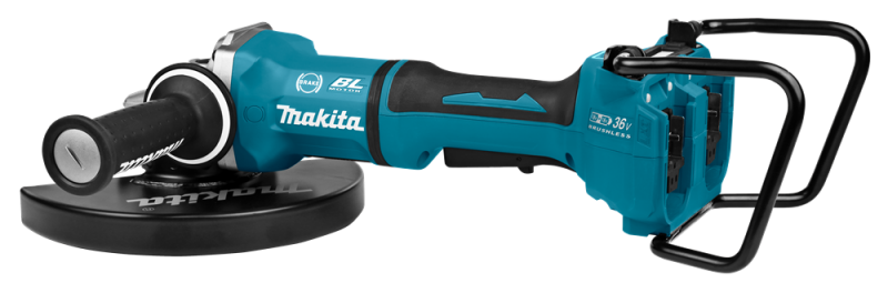 Makita DGA901ZKU1 LXT 36V (2x18V) Li-Ion Accu Haakse Slijper Body In Koffer - 230mm - Detailed view of the product