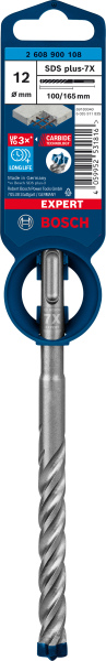 Bosch 2608900108 EXPERT Hamerboor SDS Plus-7X - 12x100x165mm - Detailed view of the product