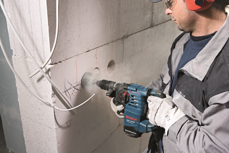 Bosch GBH 3-28 DFR SDS-plus Combihamer Incl. Snelspanboorkop In L-Boxx - 800W - 3,1J - Detailed view of the product