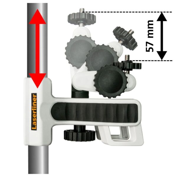 Laserliner FlexClamp Universele Klemhouder Voor Lasers - 1/4" - Detailed view of the product