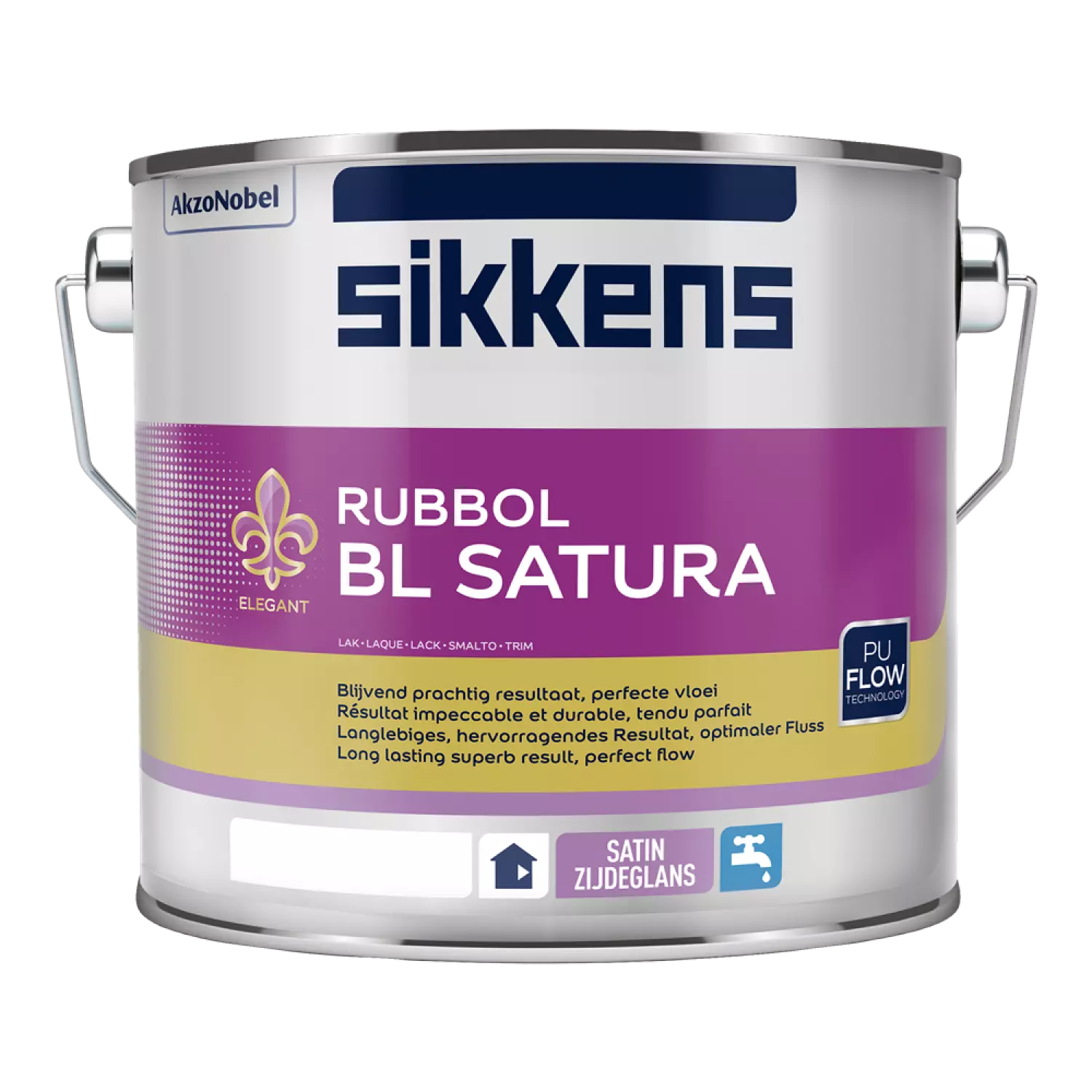 Sikkens Rubbol BL Satura Zijdeglans - Wit - 2,5L