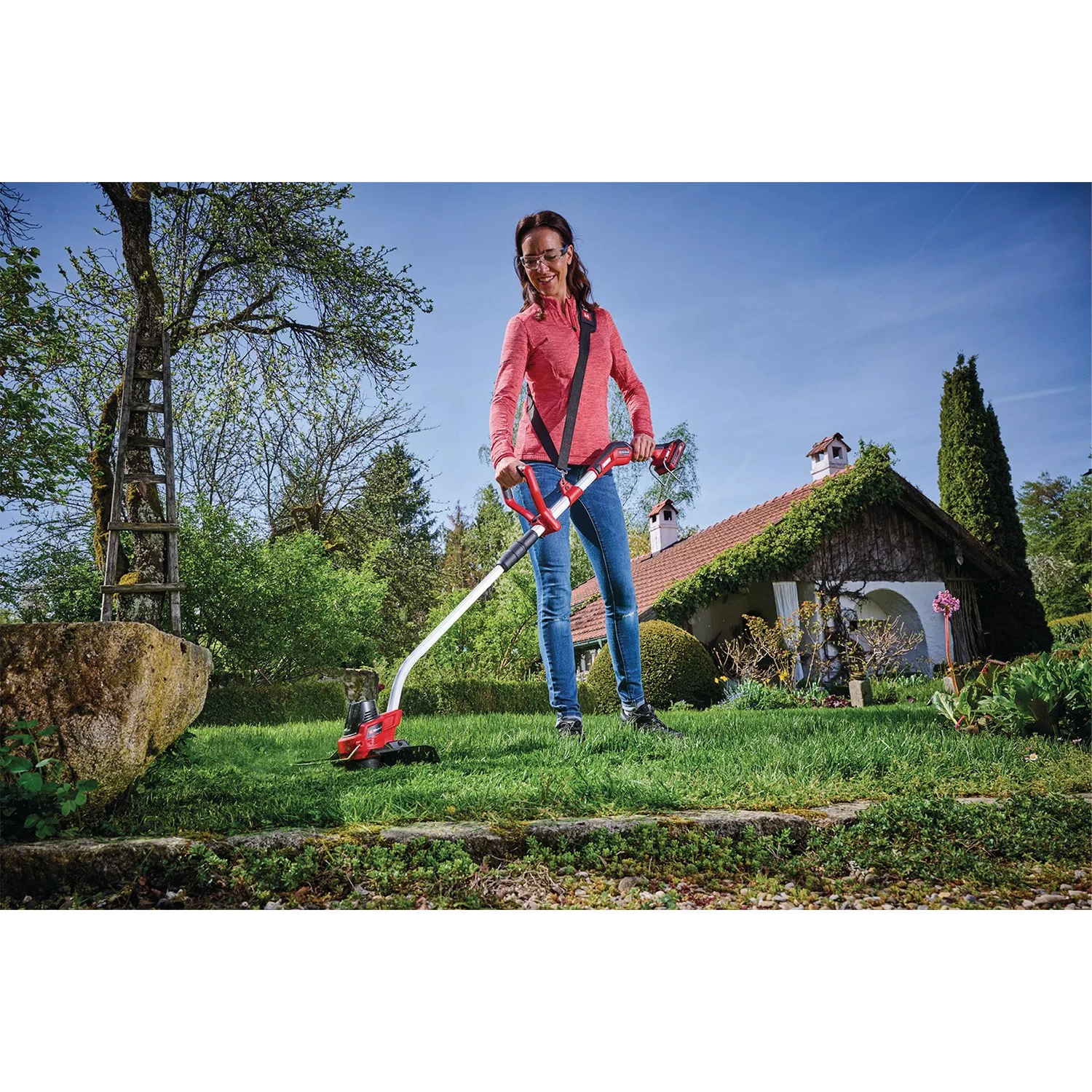 Einhell GE-CT 18/33 Li E Solo 18V Li-Ion Accu Grastrimmer Body - 33cm - Koolborstelloos thumbnail 4