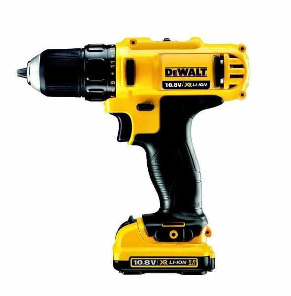 DeWALT DCD710D2-QW 10.8 / 12V Li-ion XR Accu Boor-/schroefmachine Set (2x 2.0Ah) In Koffer - 25Nm - Detailed view of the product