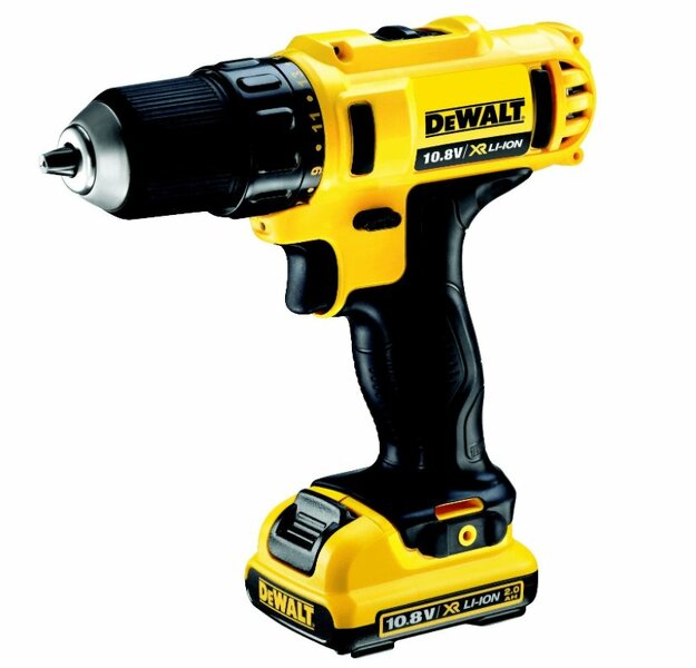 DeWALT DCD710D2-QW 10.8 / 12V Li-ion XR Accu Boor-/schroefmachine Set (2x 2.0Ah) In Koffer - 25Nm - Detailed view of the product