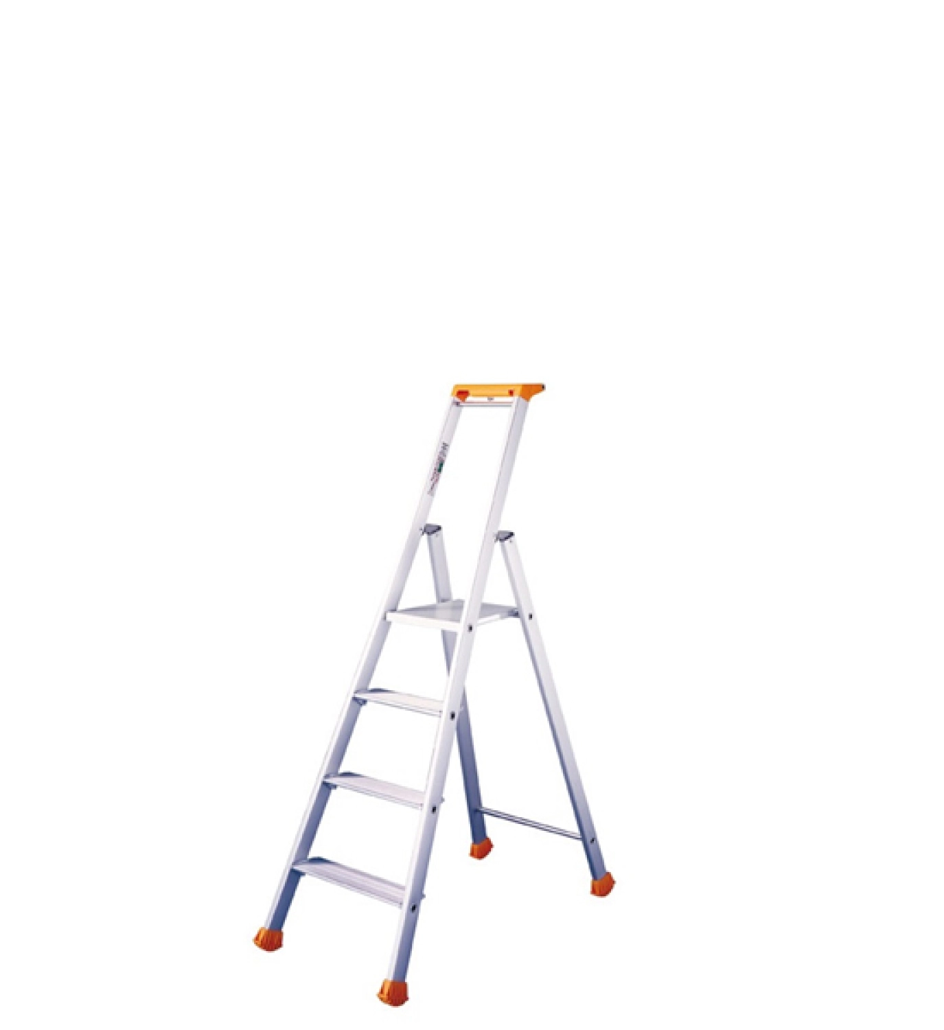 Little Jumbo 1223700004 Industrietrap 2370 - Enkel - Aluminium - 1 X 4 Treden - Max. Werkhoogte 0,88m