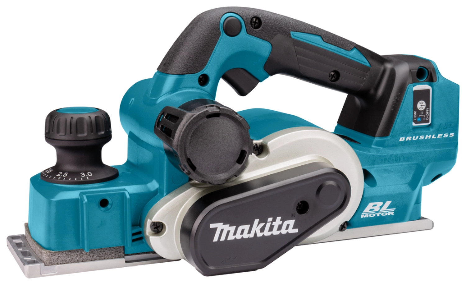 Makita DKP181ZJ 18V Li-Ion accu schaafmachine in Mbox - 82mm - 3mm - koolborstelloos