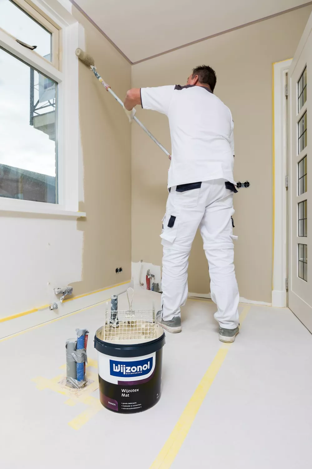 Wijzonol Wijzotex Mat Muurverf - Op Kleur Gemengd - 10L thumbnail 3