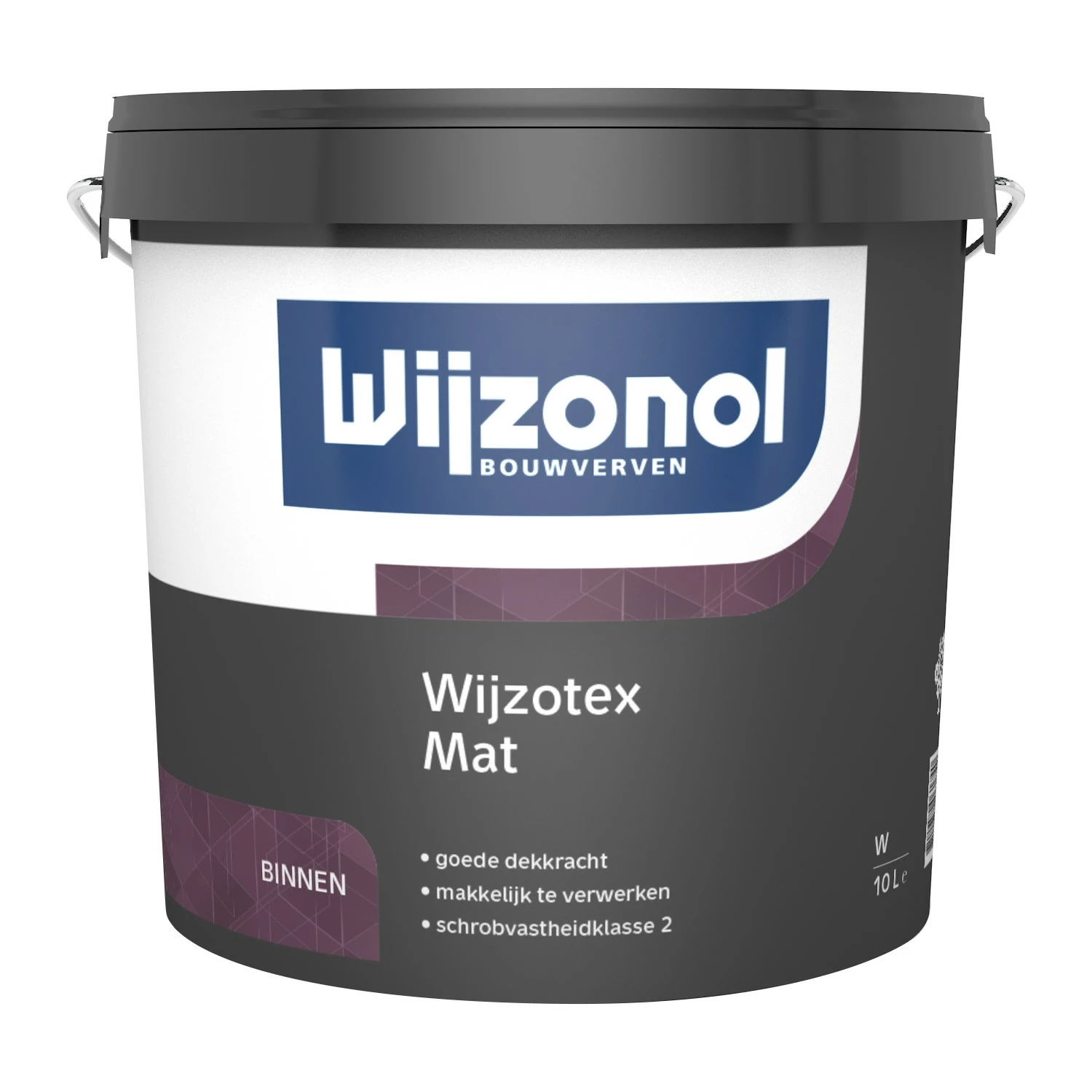 Wijzonol Wijzotex Mat Muurverf - Op Kleur Gemengd - 10L