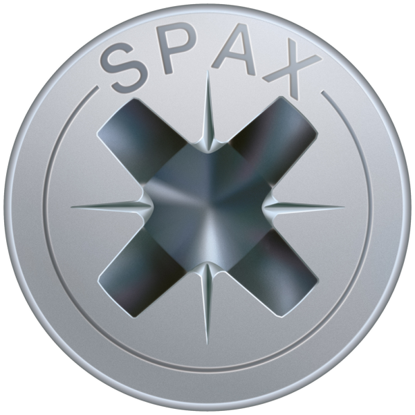 SPAX Universele Schroeven Verzonken Kop - Voldraad - Z2 - 4.0x50 Mm (200st) - Detailed view of the product