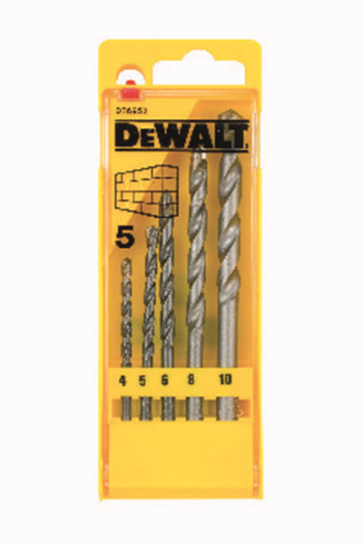 DeWALT DT6952 5 Delige Steenboorset In Cassette - Detailed view of the product