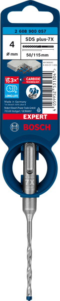 Bosch 2608900057 EXPERT Hamerboor SDS Plus-7X - 4x50x115mm - Detailed view of the product