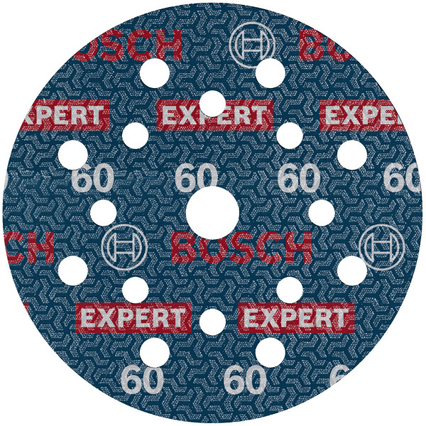 Bosch 2608902399 EXPERT Schuurschijf O780 Met Film Onderlaag - 125 Mm - K60 (6 Stuks)