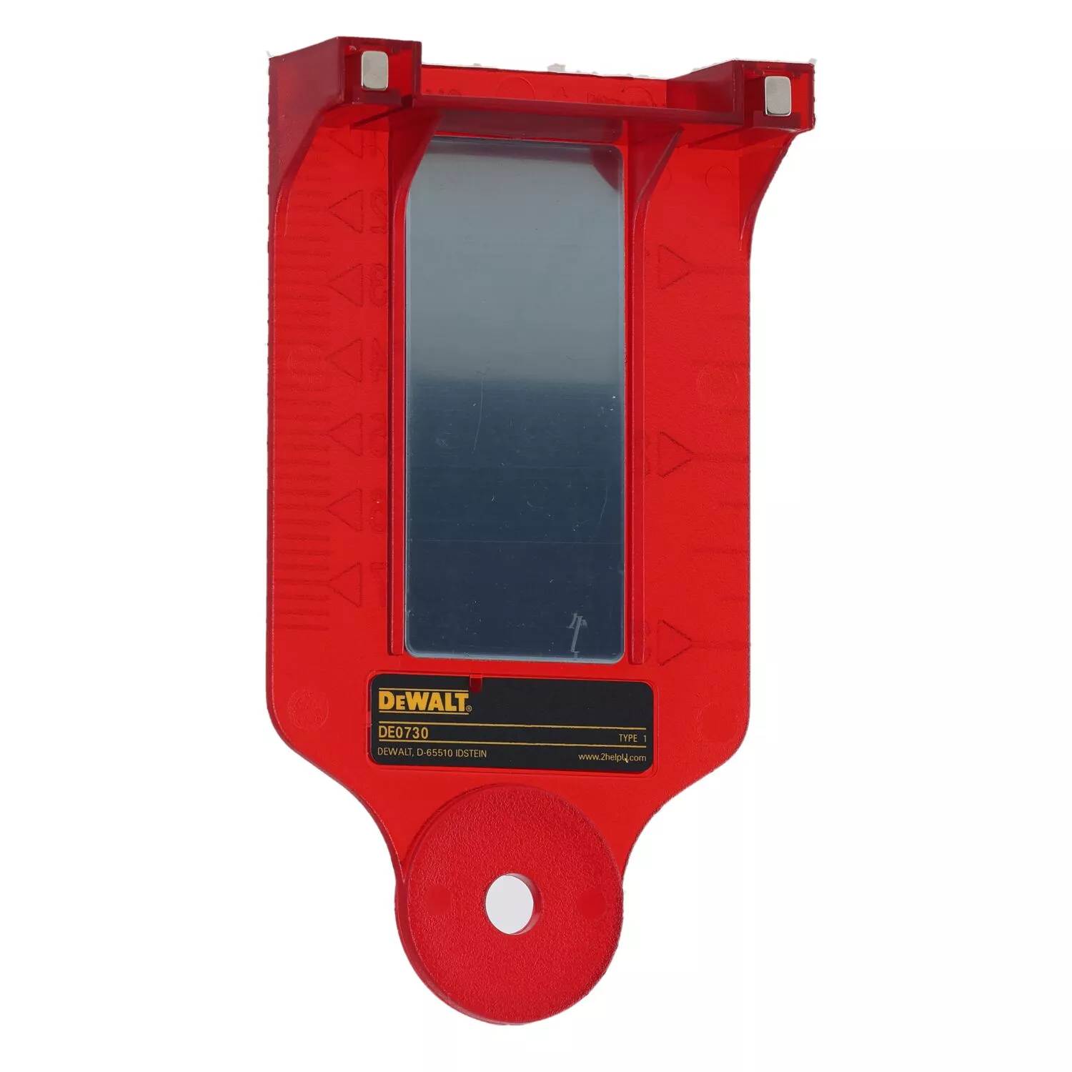 DeWALT DE0730-XJ Laser Richtkaart Voor Rode Lasers - Magnetisch thumbnail 4