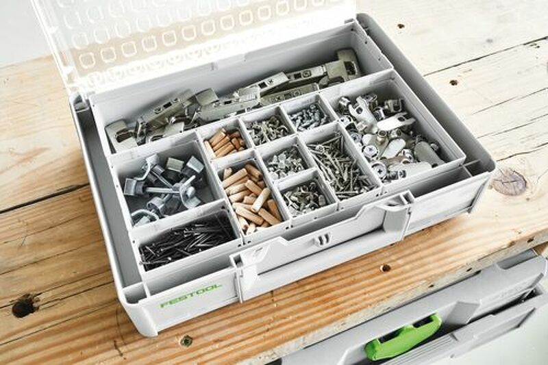 Festool Box 100x100x68/6 Inzetbakjes - Detailed view of the product