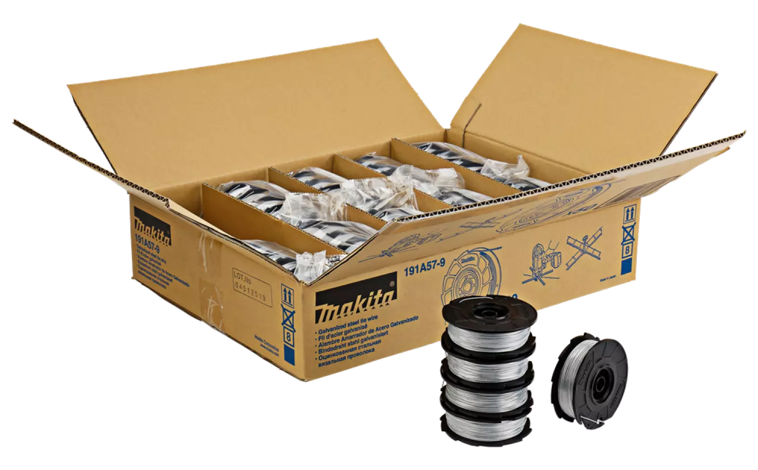 Makita 191A57-9 Vlechtdraad Gegalvaniseerd Voor DTR180