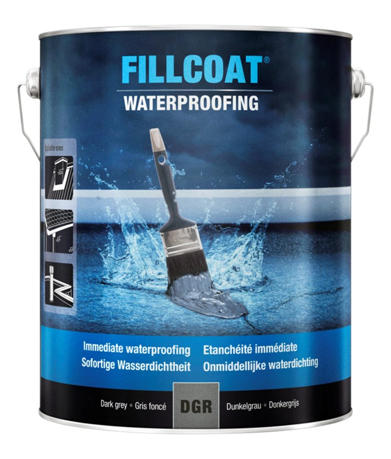 Rust-Oleum Fillcoat Dark Grey 5 L
