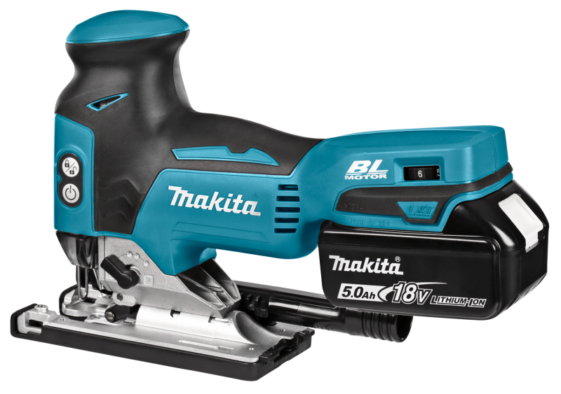 Makita DJV181RTJ 18V Li-Ion Accu Decoupeerzaag Set (2x 5.0Ah Accu) In Mbox - T-greep - Variabel - Koolborstelloos - Detailed view of the product