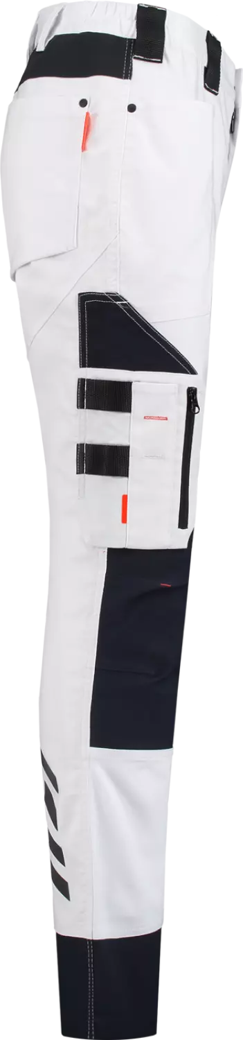 Workman 9004 STRETCH Worker Werkbroek P2S - Wit / Navy - Maat 48 (33/32) - Loose Fit thumbnail 4