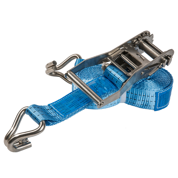 Delta DELTASLING Sjorband Met Ratel - 35 Mm X 7 Meter - 1000 DaN - Blauw