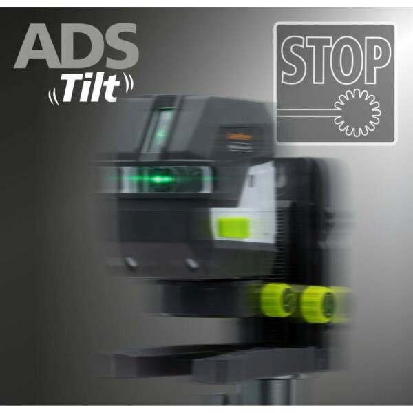 Laserliner MasterCross-Laser XPG Kruislijnlaser Set In Koffer - 2 Lijnen - Groen - 55m - IP64 - Detailed view of the product