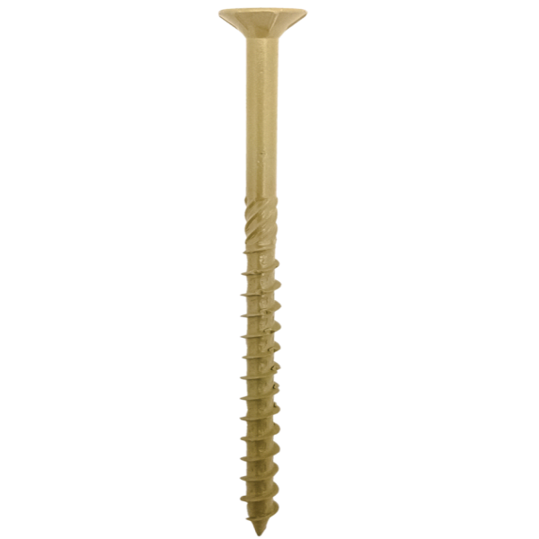 Woodies 61841372 Ultimate Spaanplaatschroef Gehard Staal - TX20 - 4.0 X 40mm - Verzonken Kop - Deeldraad - Gecoat (200st)